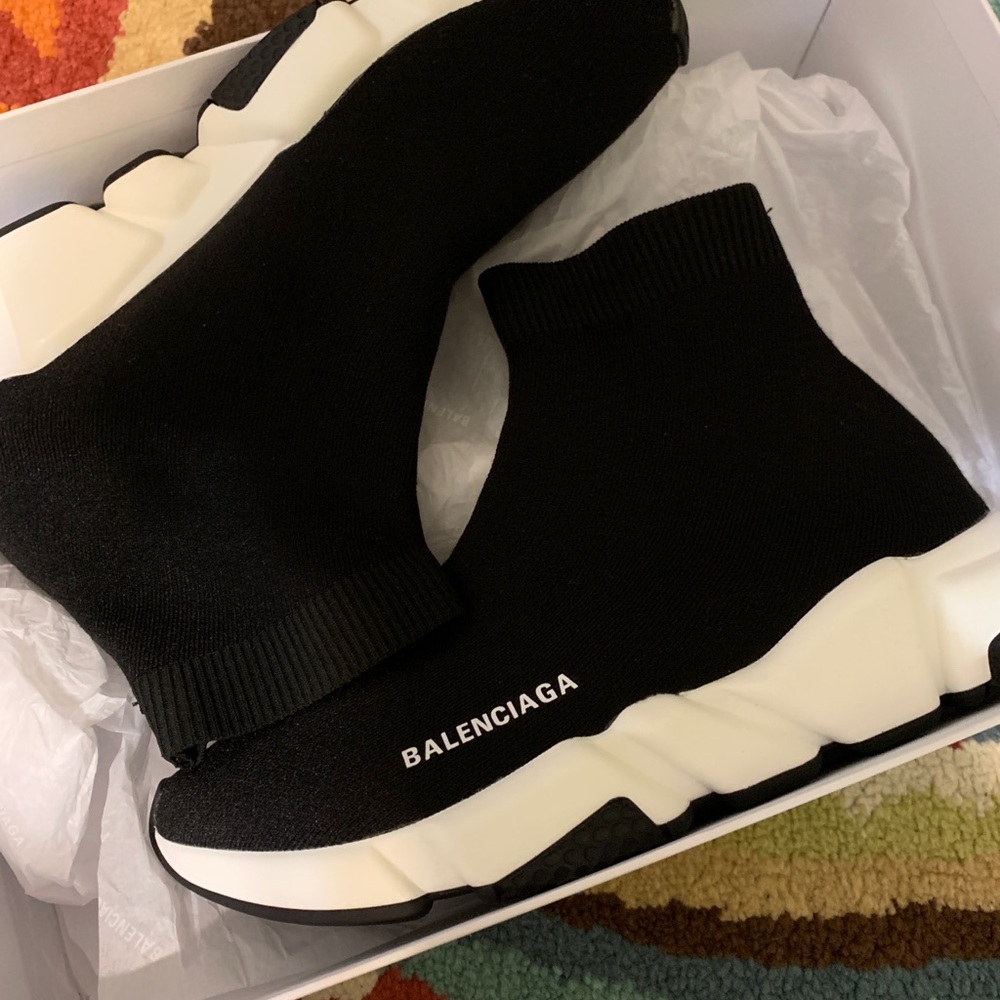 Balenciaga socks and bape shorts mystery box